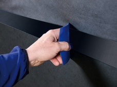 5b. Alternativ: Überlappung verkleben mit TESCON INVIS