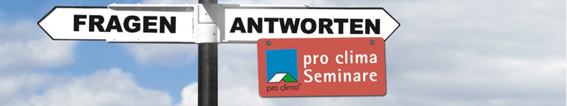 Foto Wegweiser pro clima Seminare