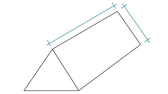 c. Angabe zu Trauflänge und Ortganglänge