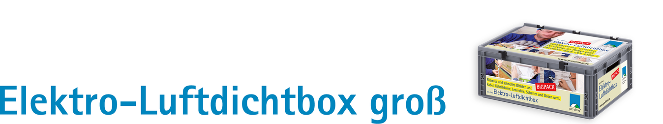 Elektro-Luftdichtbox groß