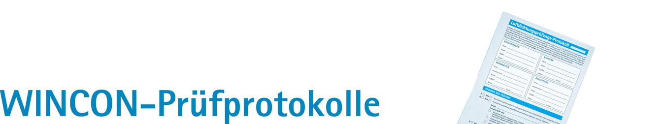 WINCON Prüfprotokoll